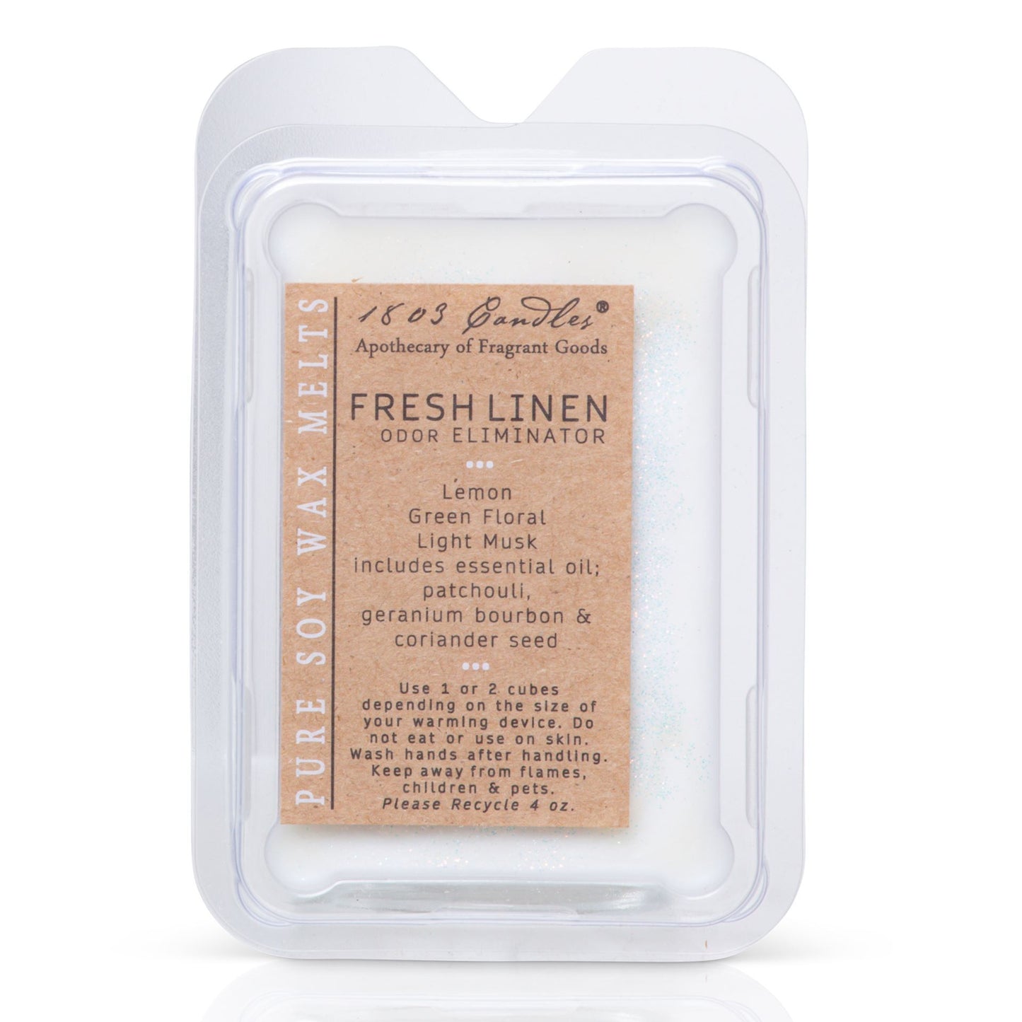 1803 Candles: Fresh Linen Soy Melter