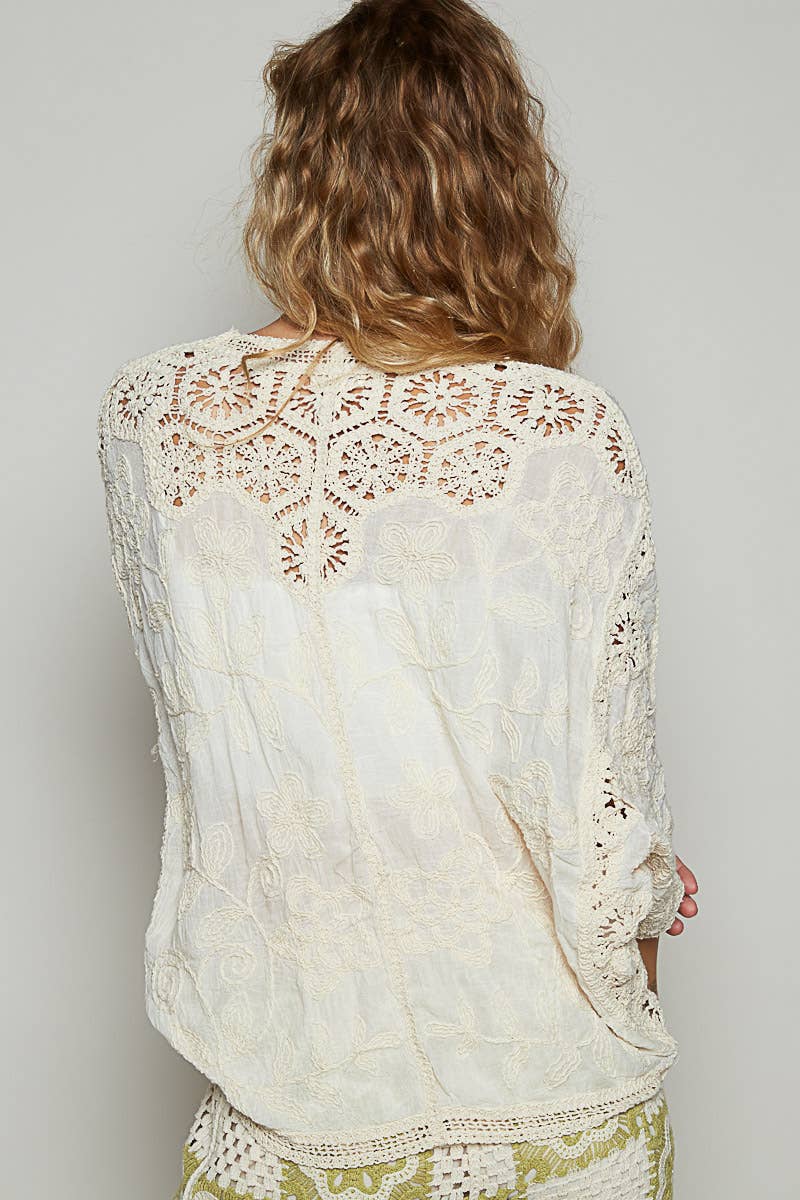 POL: Calm Down (Natural) Crochet Coverup