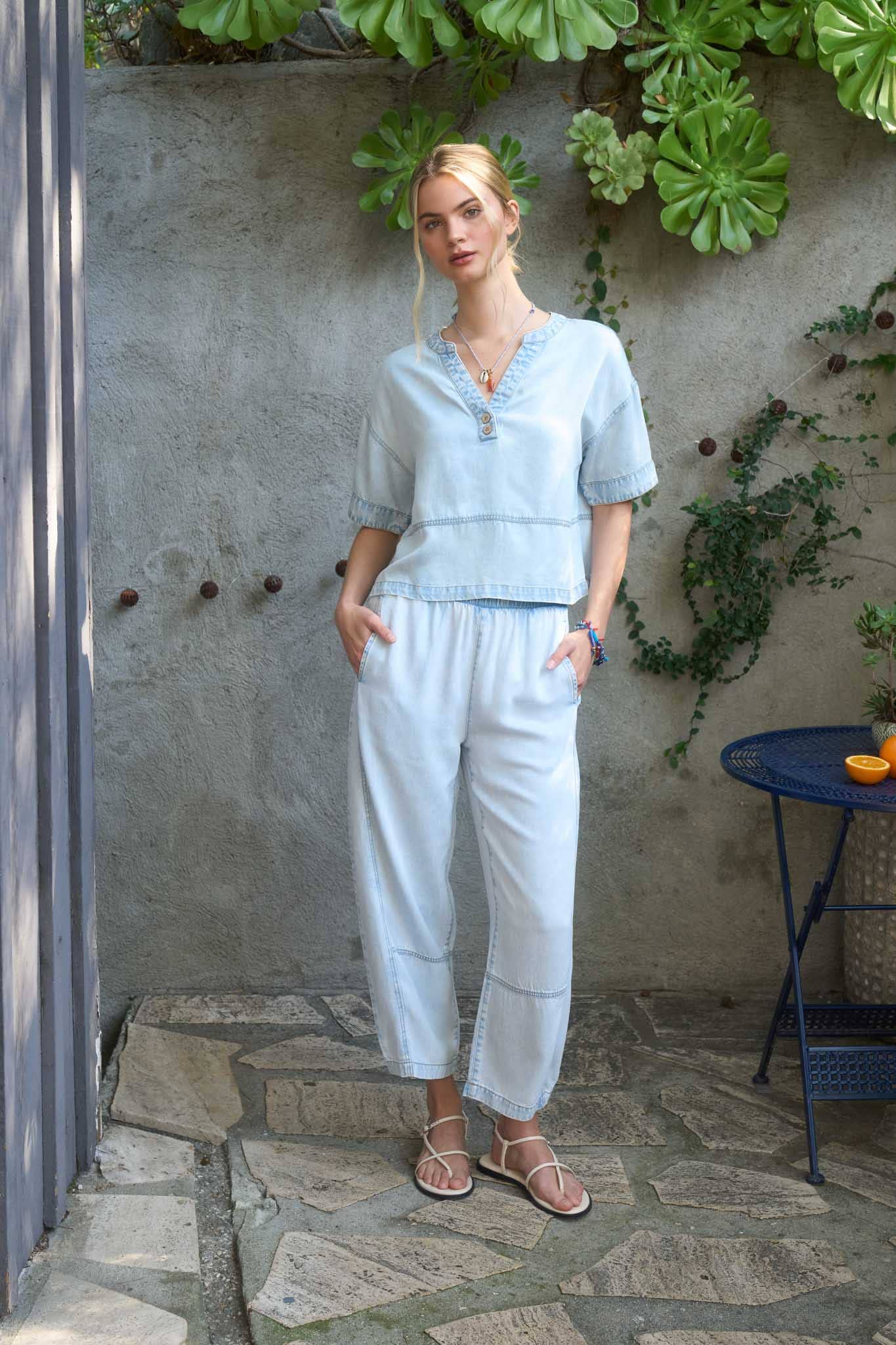 East To West Tencel Denim Pants
