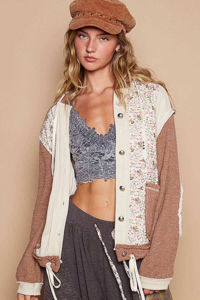 POL: Quilt Queen Quilted Floral Jacket