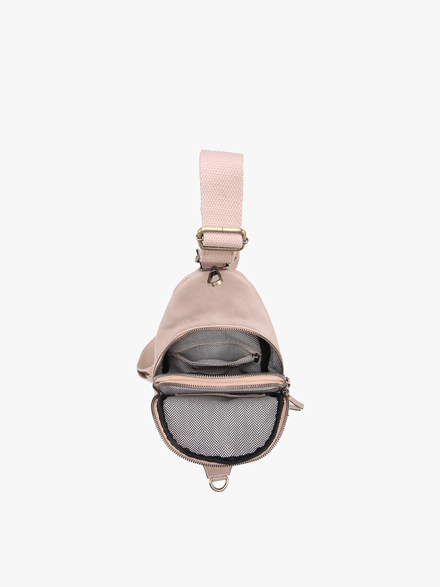 Nikki (Lt Blue) Crossbody Sling Pack Bag