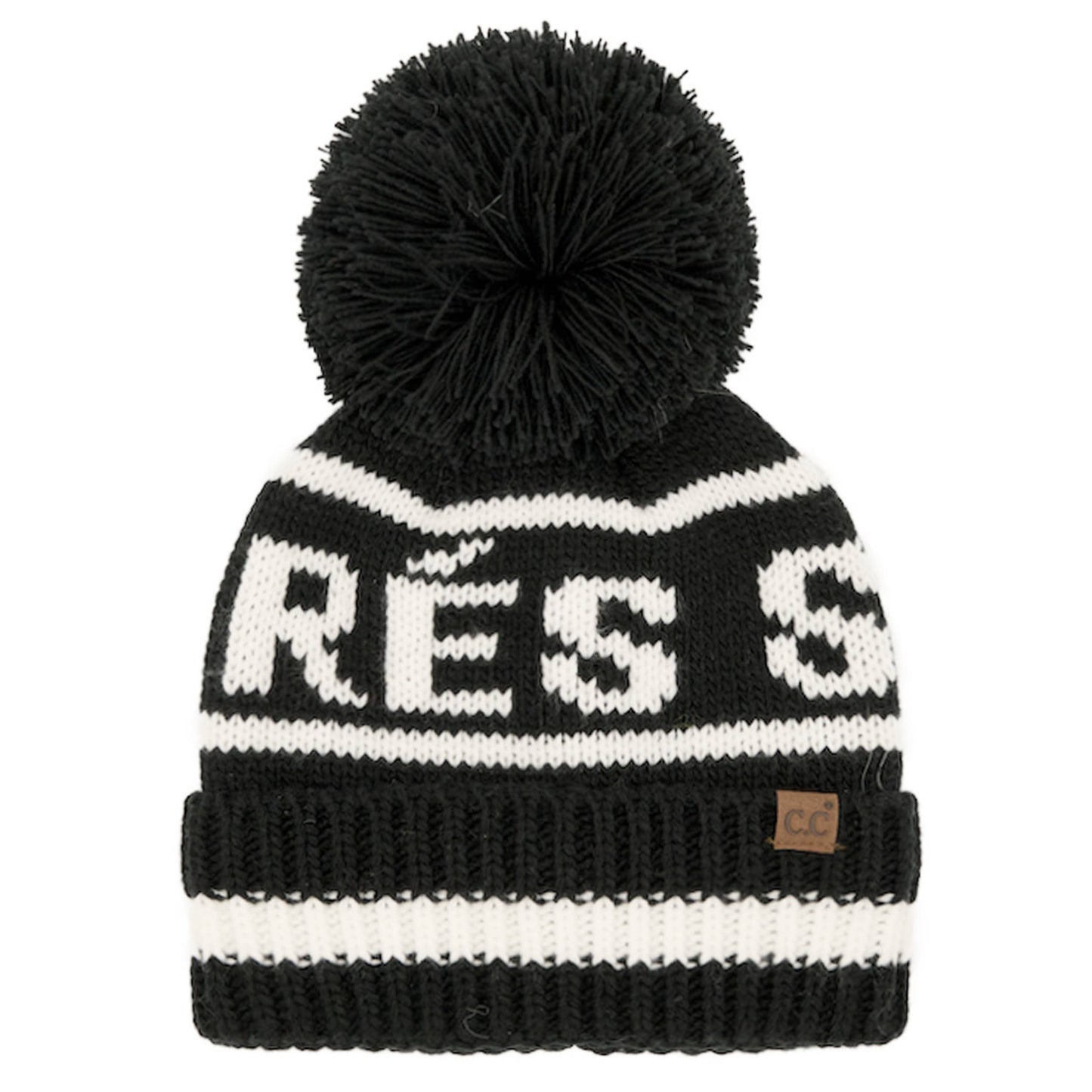 C.C Apres Ski Yarn Pom Beanie