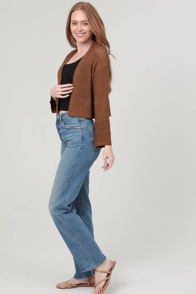 Light As A Feather (Brown) Cardigan