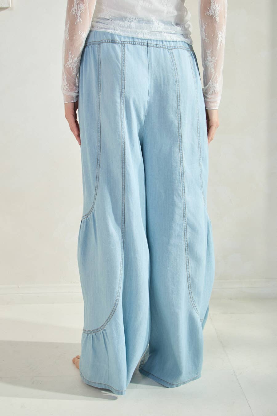 Just Dreaming Tencel Wide Leg Pants