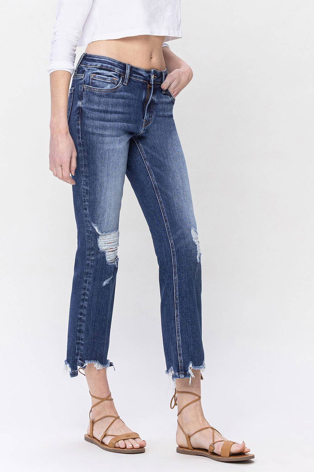 Vervet: Spellbound Crop Flare Jeans