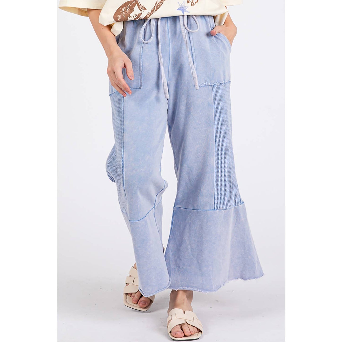 Chill Vibes (Periwinkle) Min Wash Pants