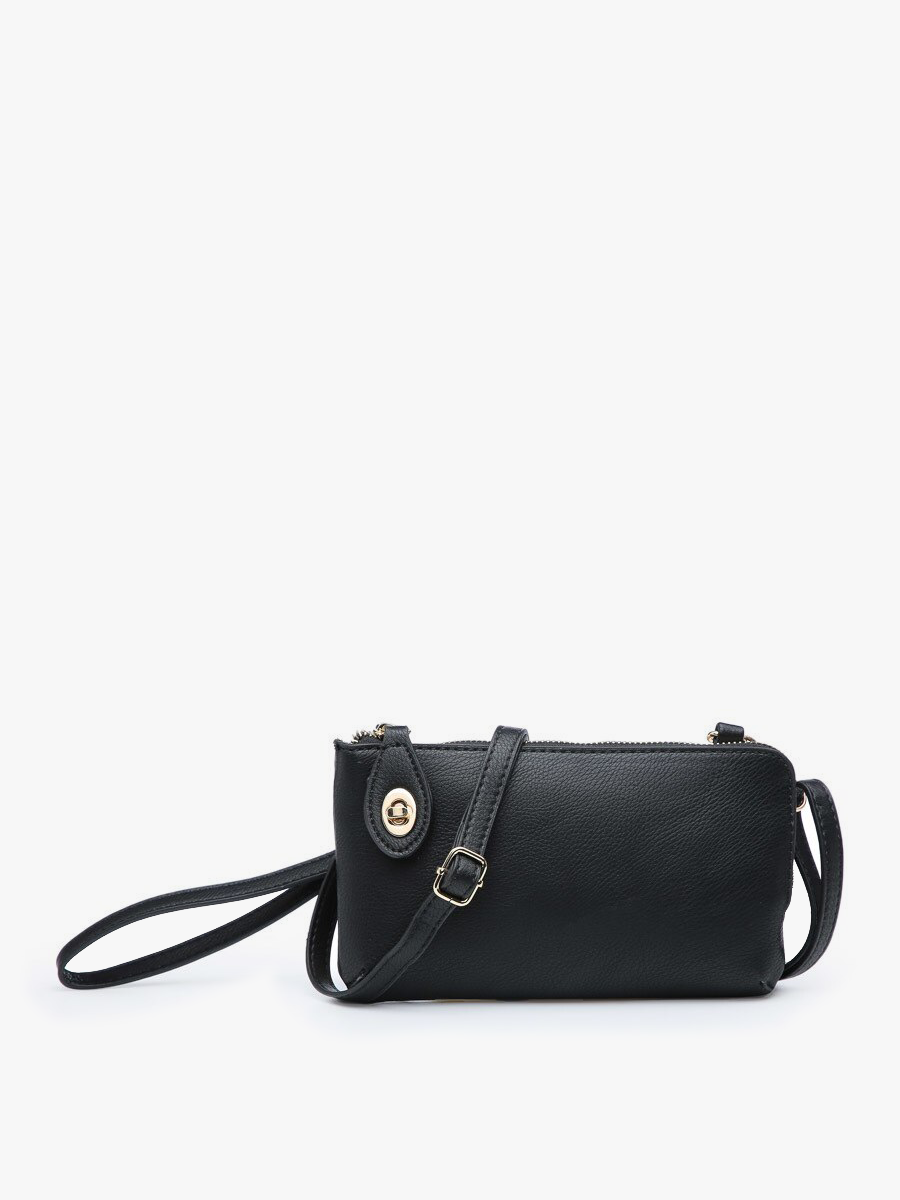 Kendall (K Green) Crossbody/Wristlet w/ Twist Lock Closure