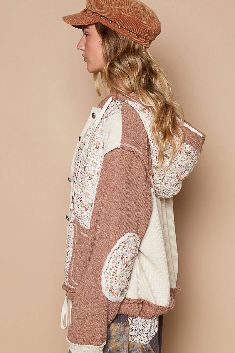 POL: Quilt Queen Quilted Floral Jacket