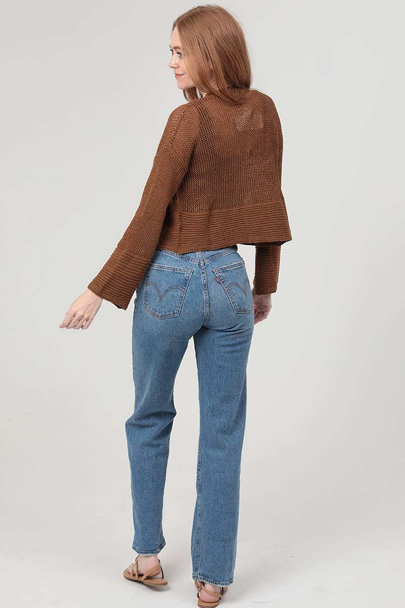 Light As A Feather (Brown) Cardigan