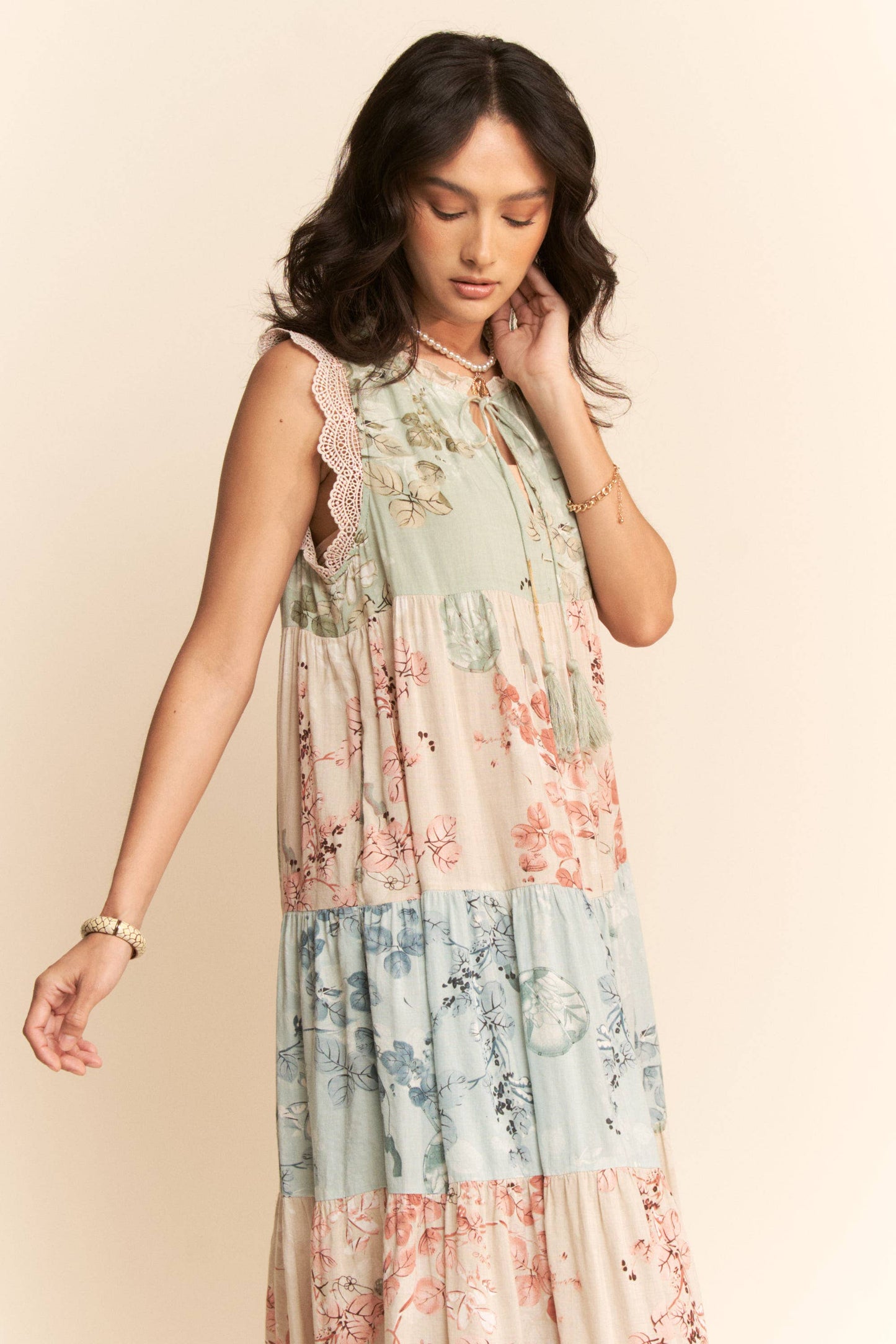 Floral Dream Boho Floral Maxi Dress
