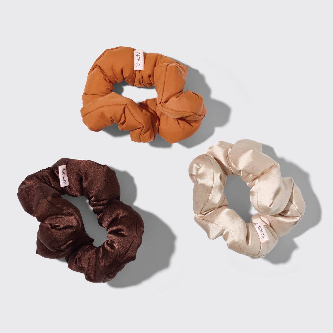 Kitsch Cloud Scrunchies 3pc Set - Sedona