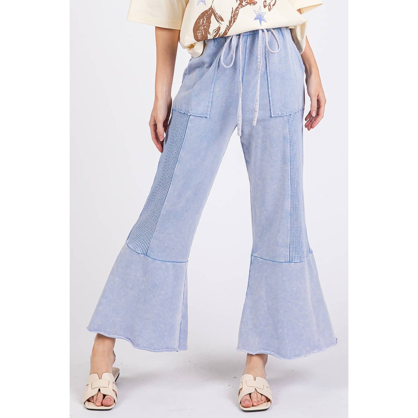 Chill Vibes (Periwinkle) Min Wash Pants