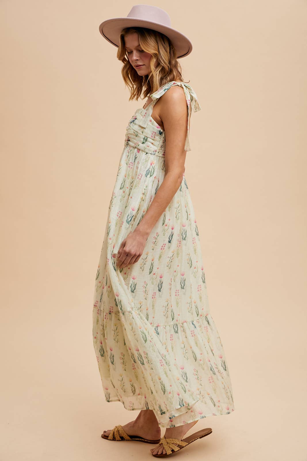 Steady Waters Flowy Floral Maxi Dress