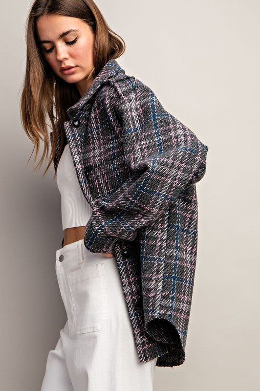 Got You Covered Plaid Shacket