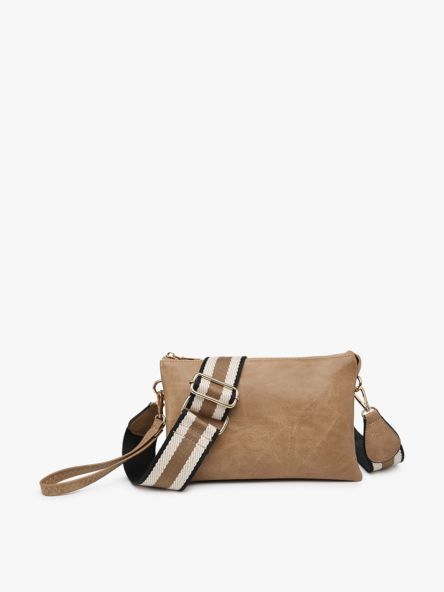 Izzy (Taupe) Crossbody w/ Guitar Strap