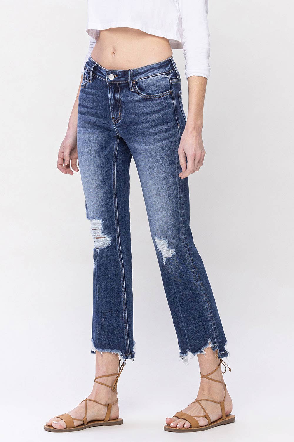 Vervet: Spellbound Crop Flare Jeans