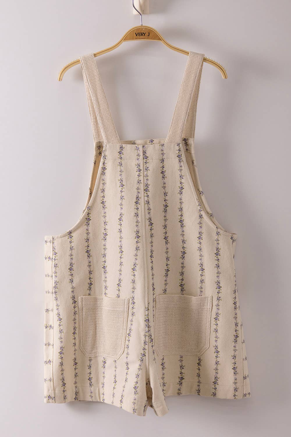 Garden Gate (Lilac) Floral Print Shortalls