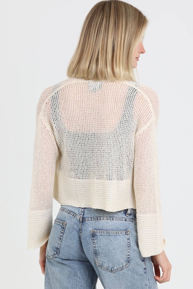 Light As A Feather (Ivory) Cardigan