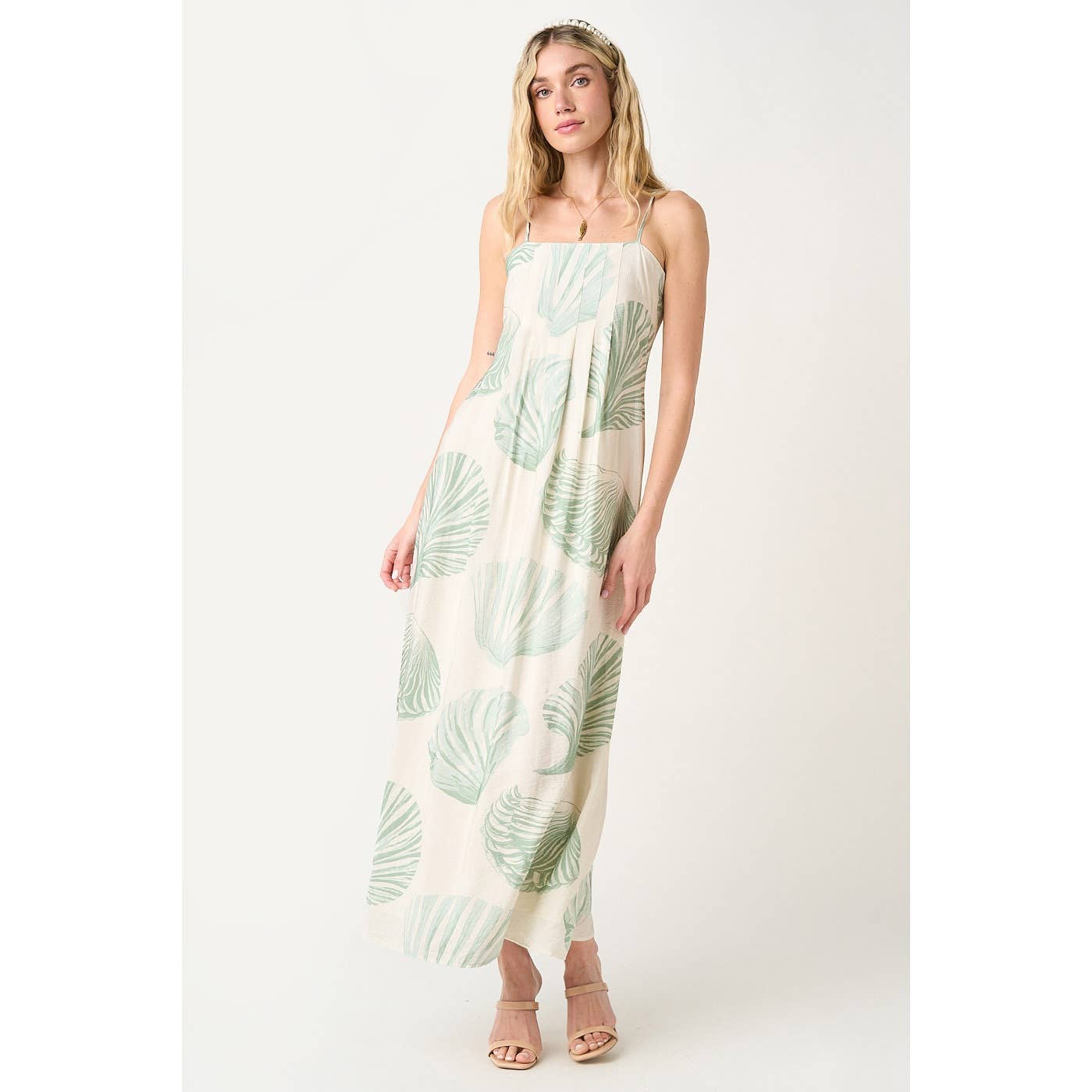 Shell Seeker Tropical Shell Print Dress