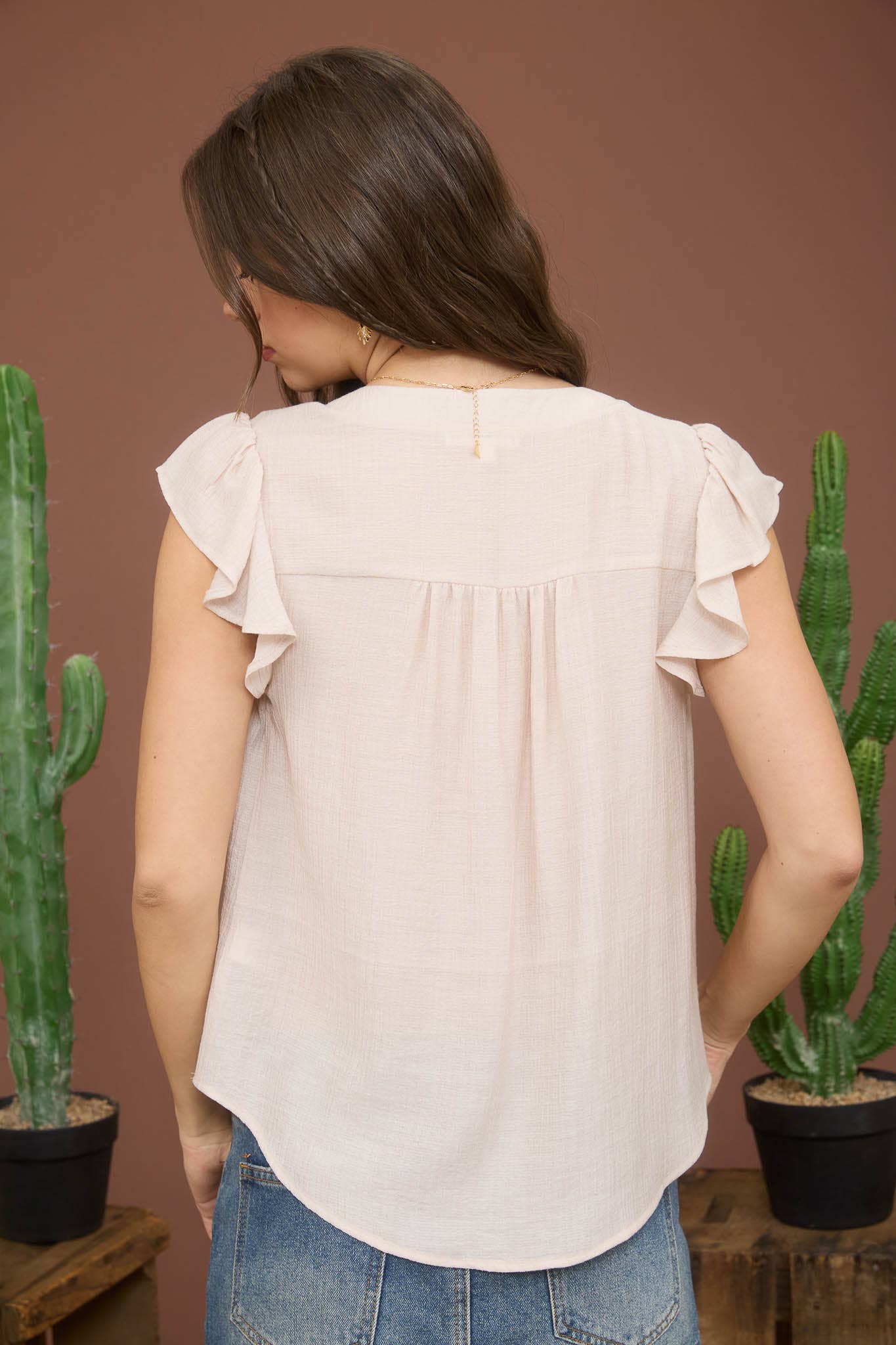 Rising Sun Embroidered SS Blouse