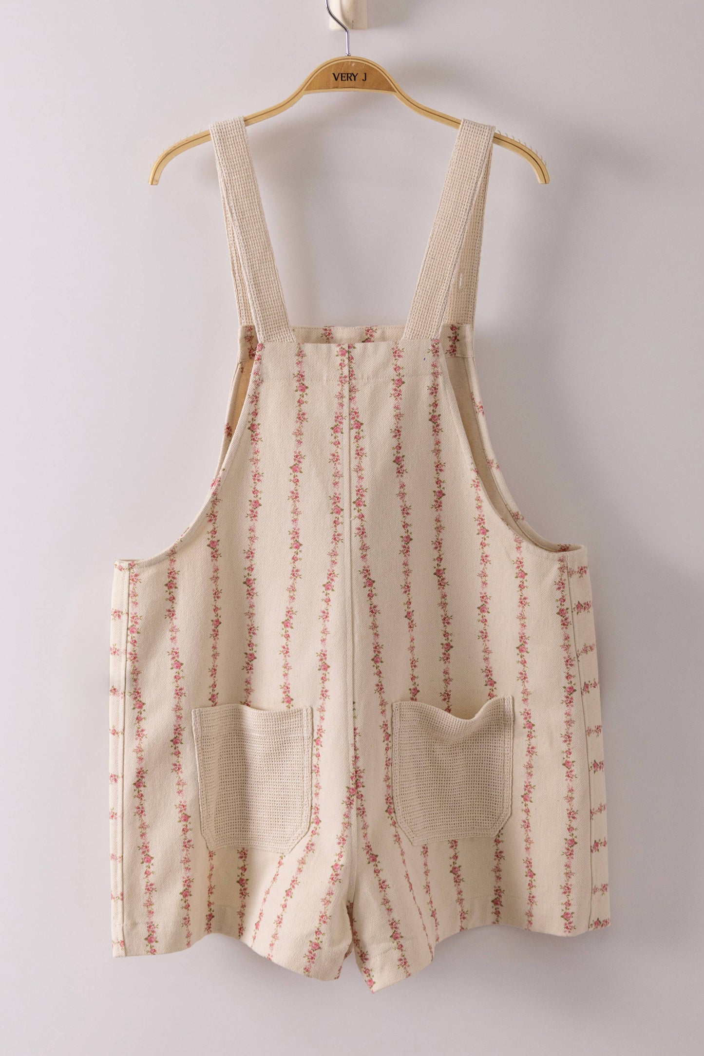 Garden Gate (Pink) Floral Print Shortalls