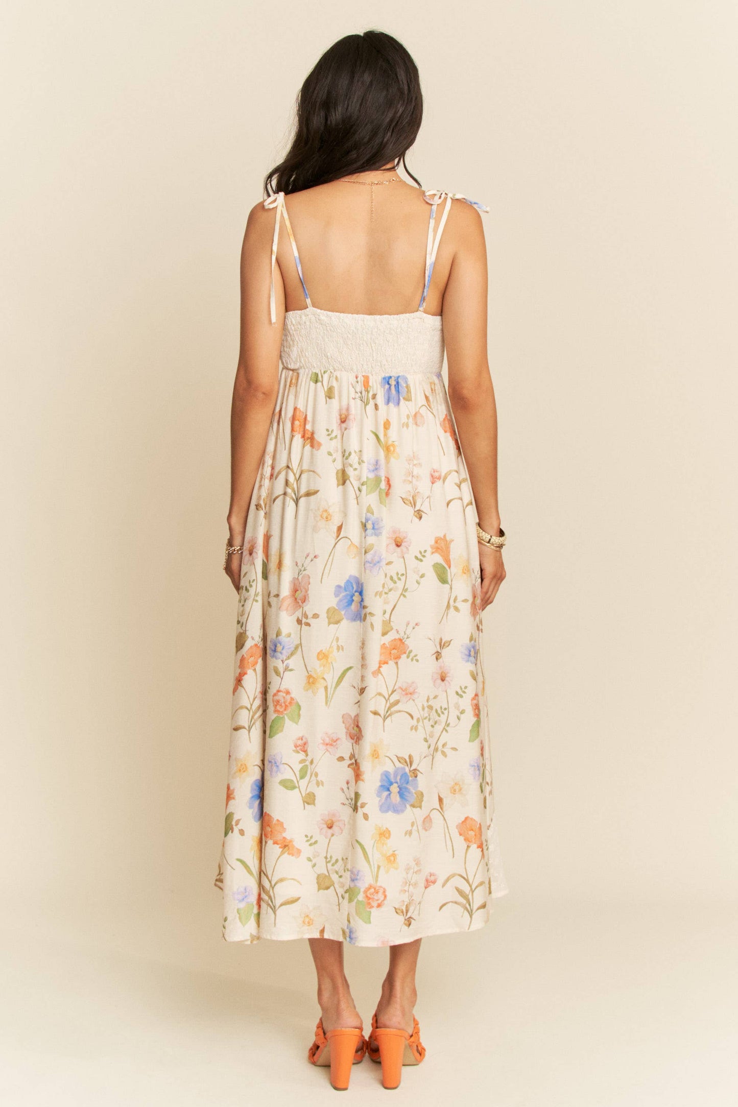 Day Dreamt Floral Lace Patchwork Dress