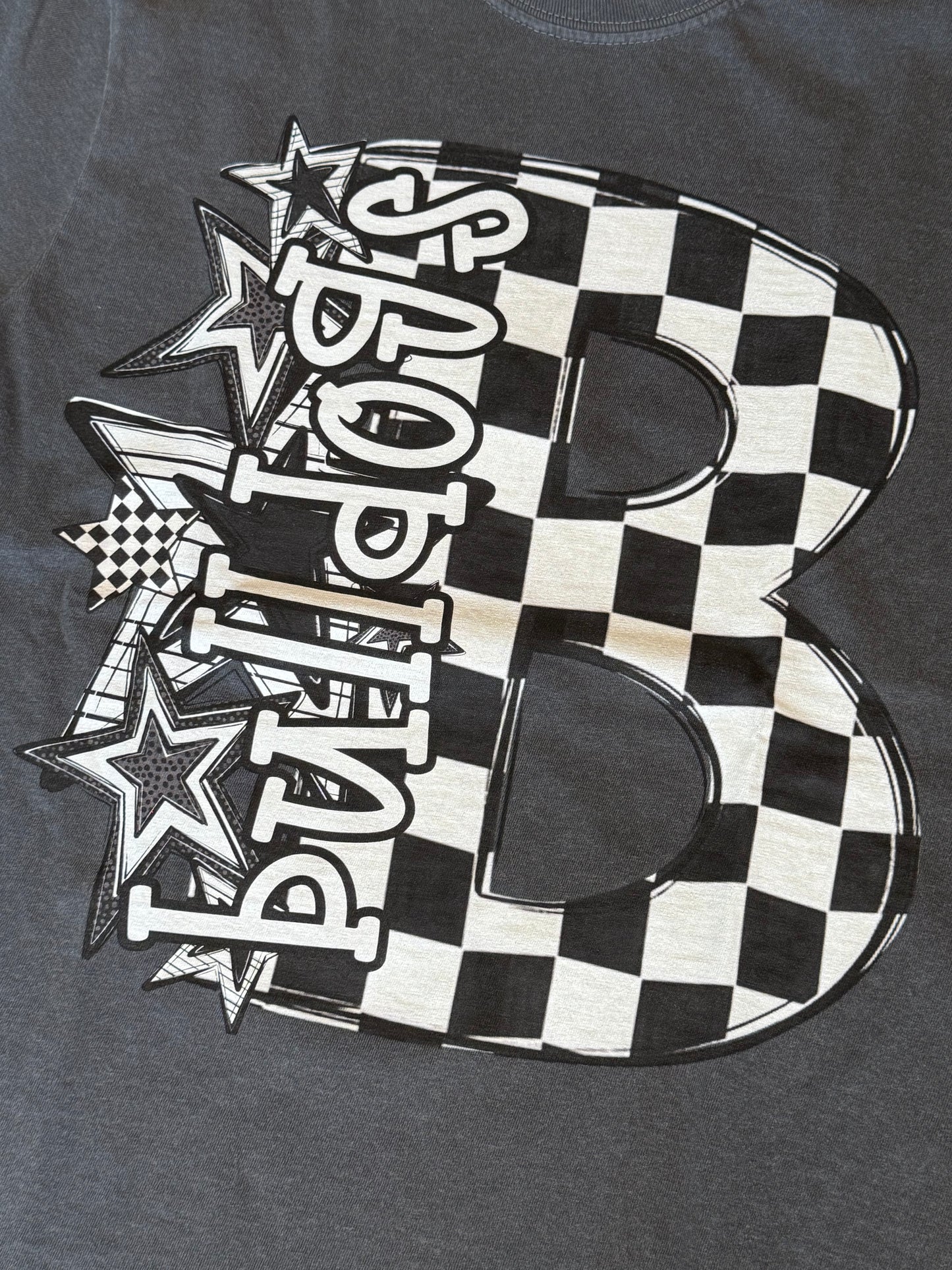 Checkered Star Bulldogs Graphic Tee