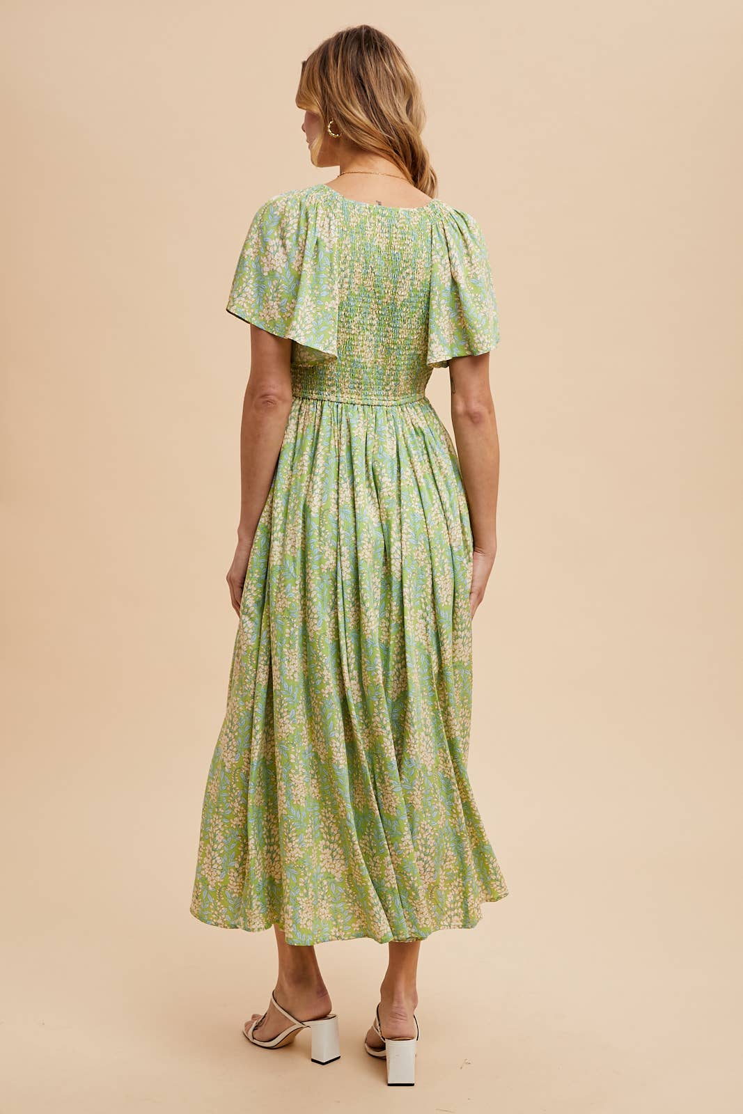 Blooming Love (Fern) Smock Waist Dress