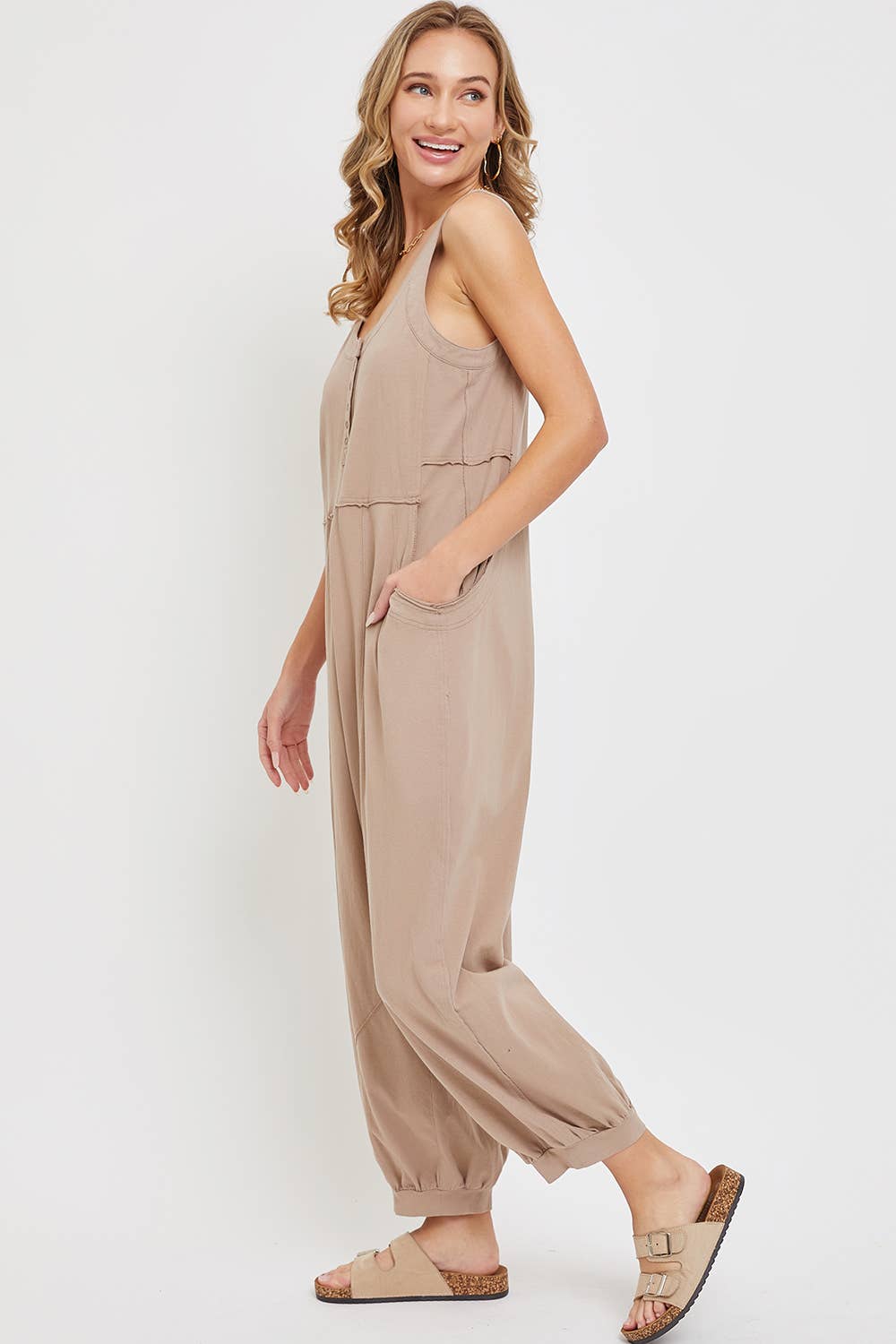 Comfy Cozy Cotton Slouchy Jumpsuit