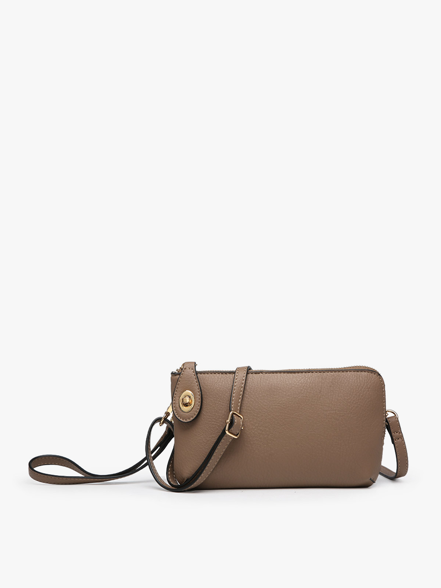 Kendall (Clay) Crossbody/Wristlet w/ Twist Lock