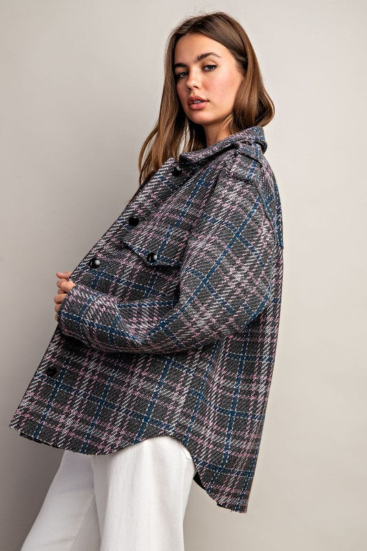 Got You Covered Plaid Shacket