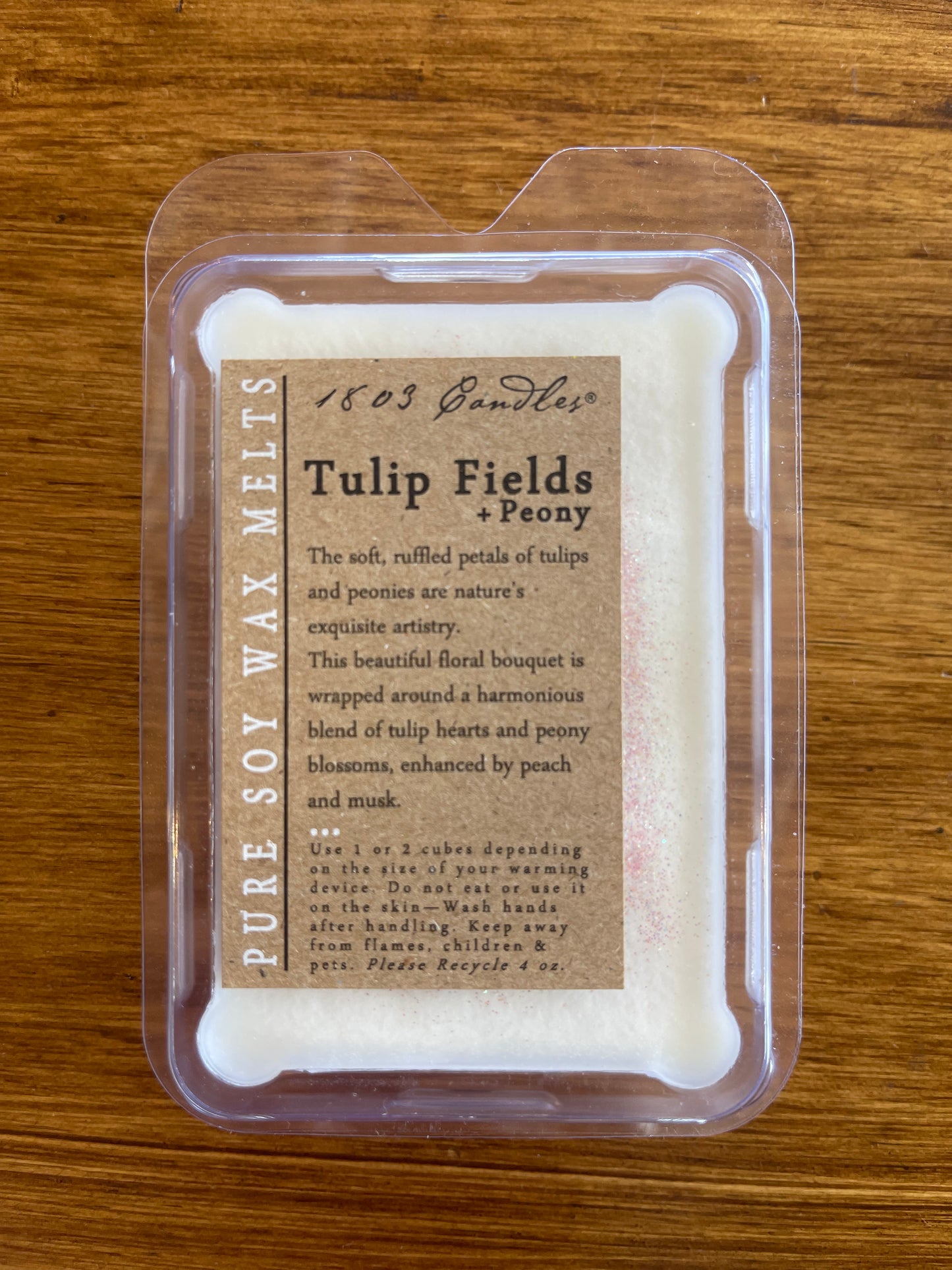 1803 Candles: Tulip Fields + Peony Soy Melter