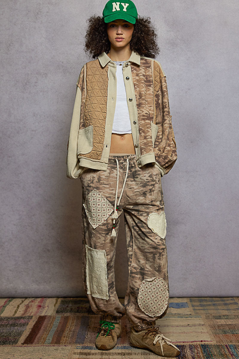 Pol: Cozy Camo Thermal Quilted Jacket