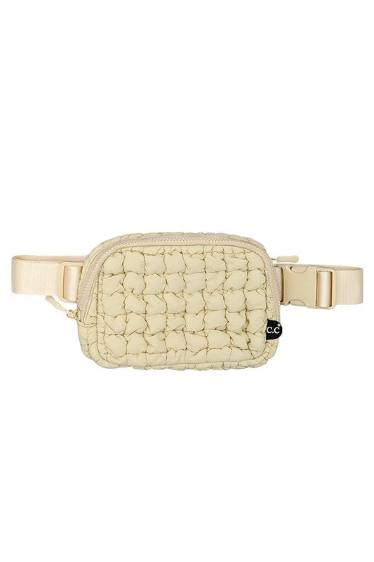 C.C. Quilted Puffer Fanny Pack