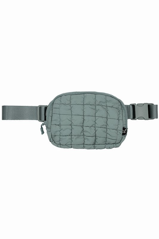 C.C. Quilted Puffer Fanny Pack