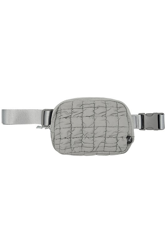 C.C. Quilted Puffer Fanny Pack