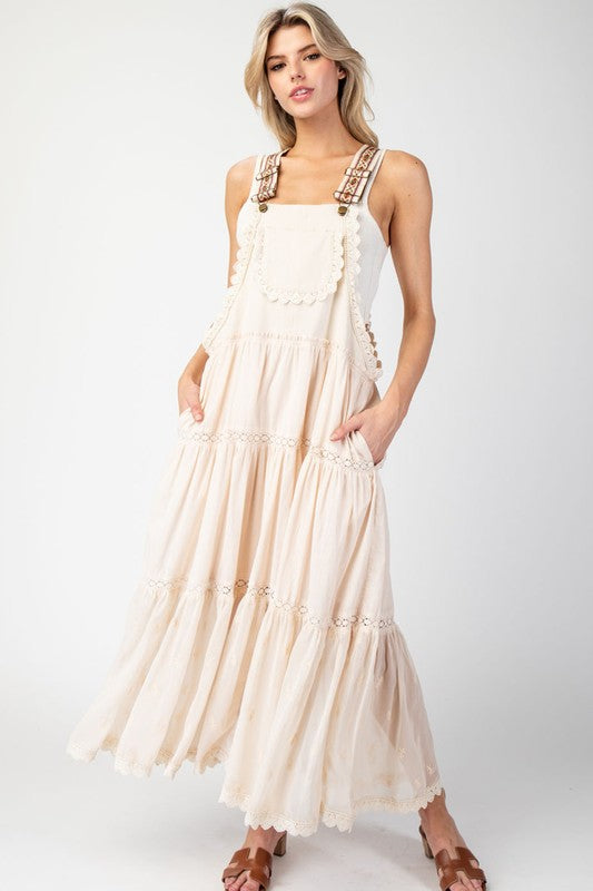 Feels Like Love (Ivory) Layered Skirtall