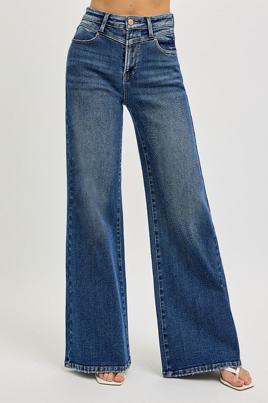 Risen: Western Ways (Dark) Yoke Jeans