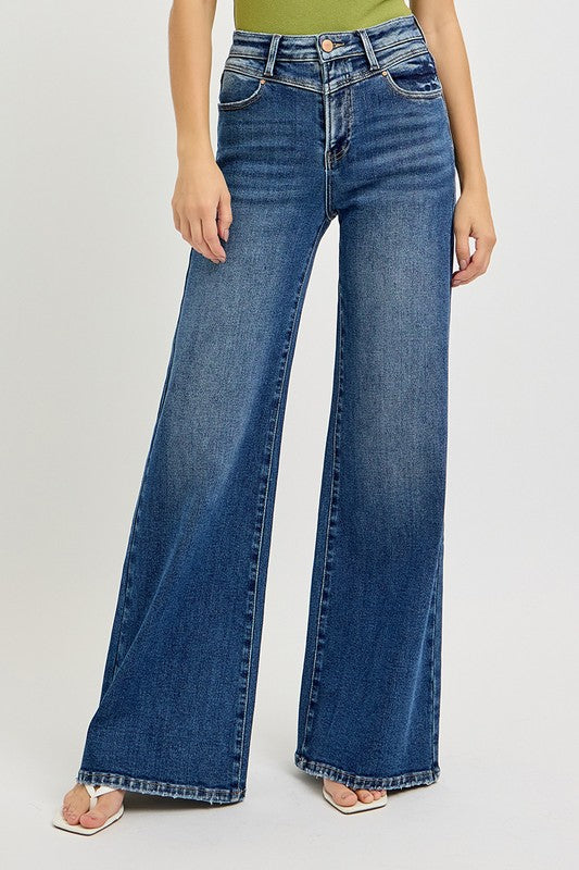 Risen: Western Ways (Dark) Yoke Jeans
