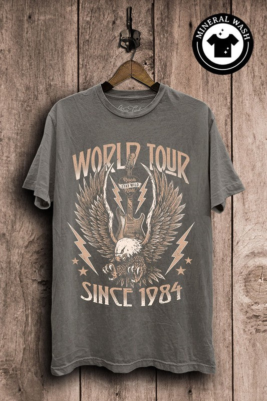 World Tour (Stone) Mineral Wash Tee