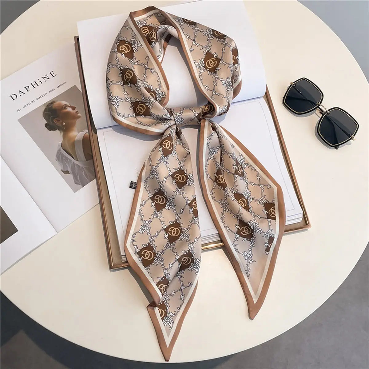 Luxe Trendy Silk Twilly Scarf