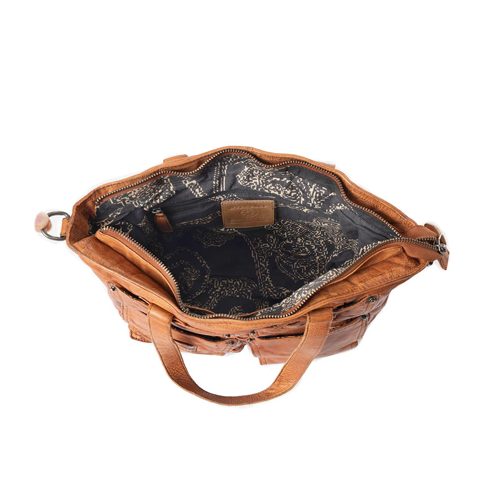 Myra Bag: Rustic Leather Crossbody Bag