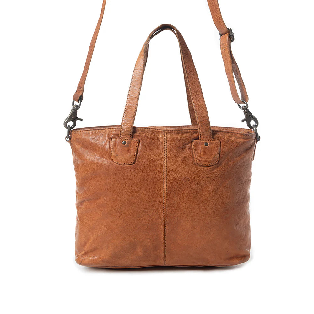 Myra Bag: Rustic Leather Crossbody Bag