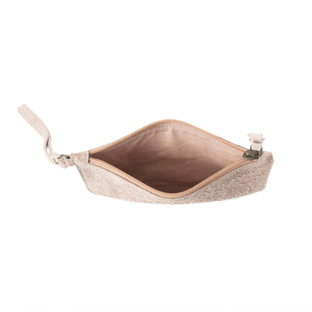 Myra Bag: Heritage Scroll Wristlet