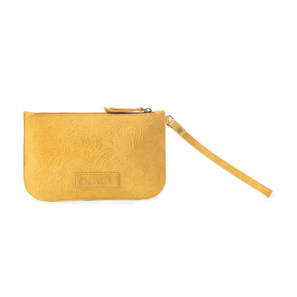 Myra Bag: Heritage Scroll Wristlet