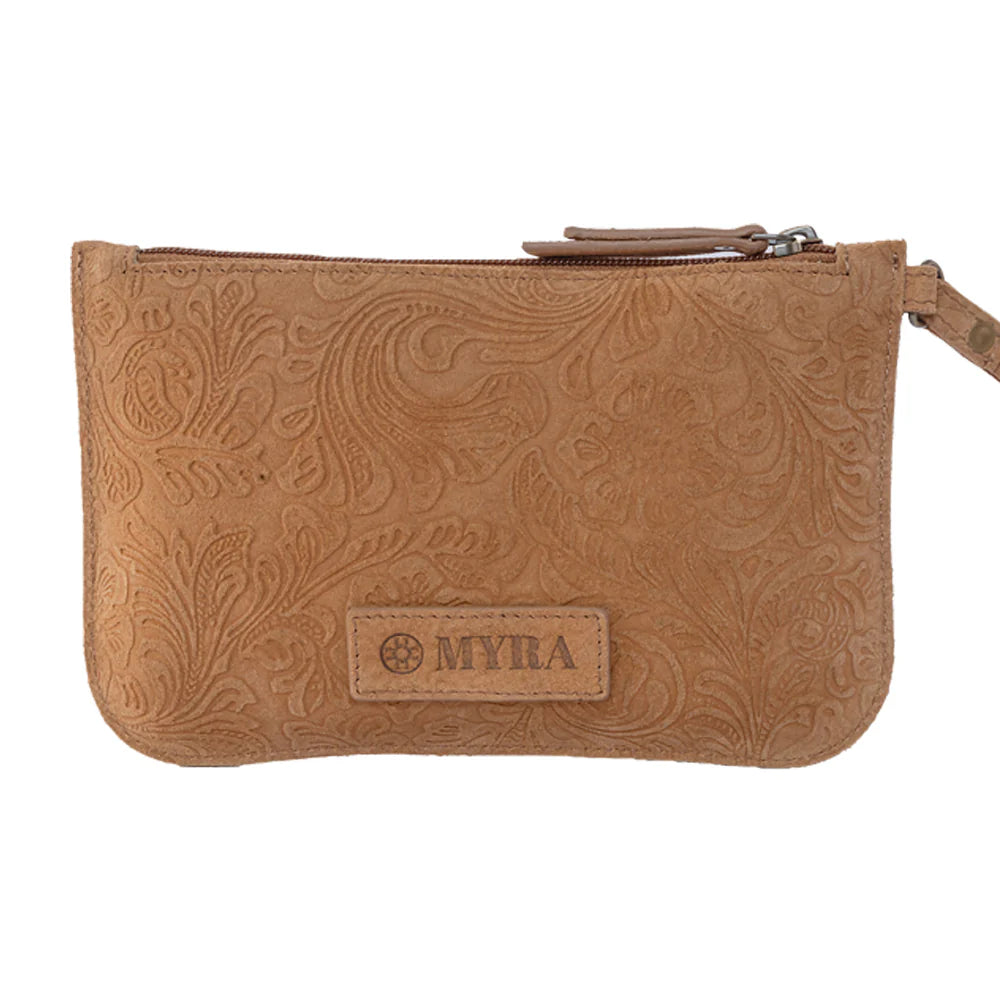 Myra Bag: Heritage Scroll Wristlet