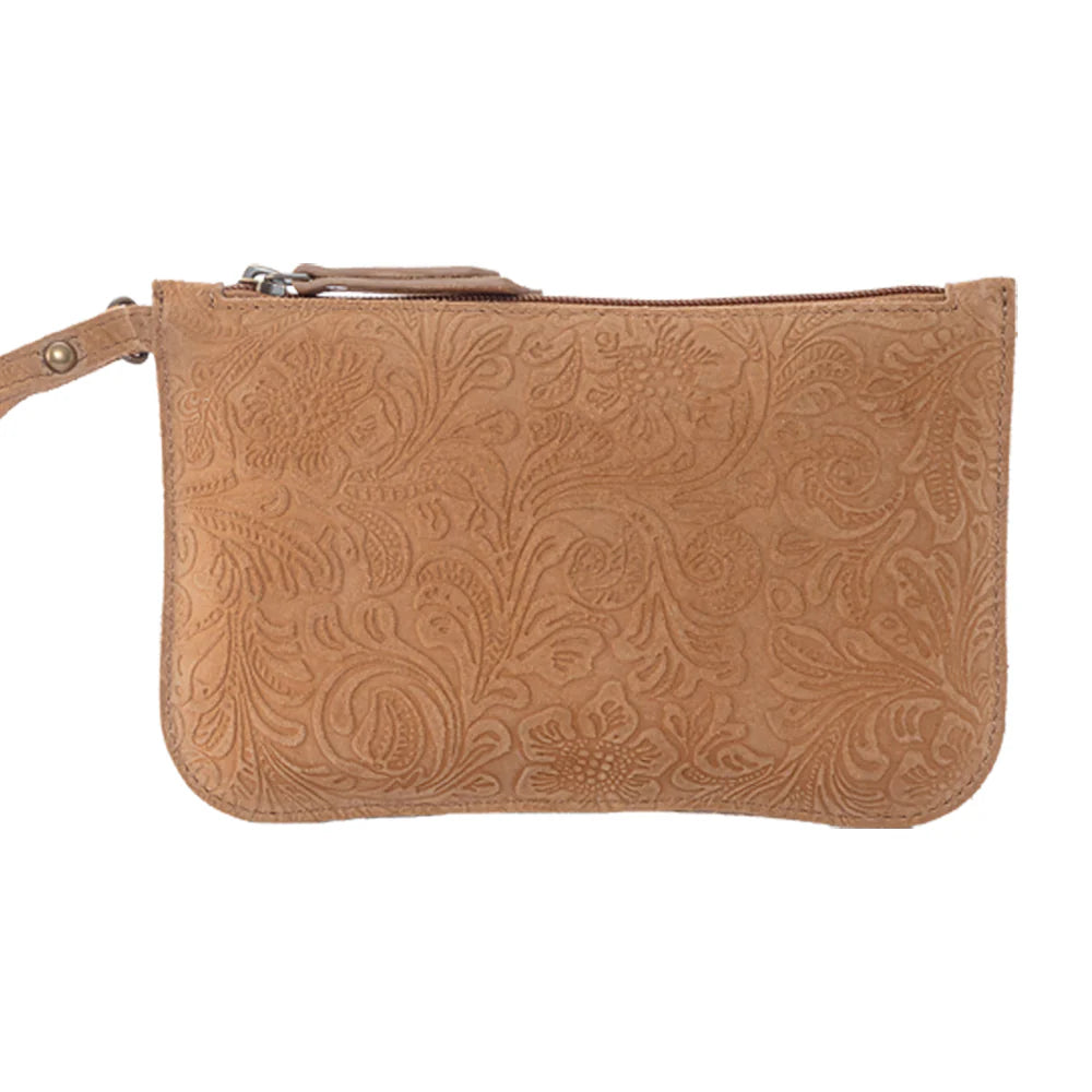 Myra Bag: Heritage Scroll Wristlet