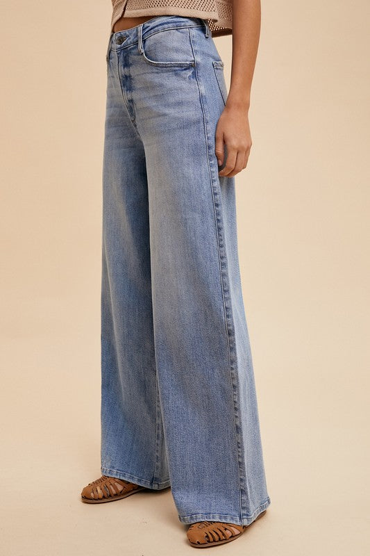 Cool Classics High Rise Wide Leg Jeans