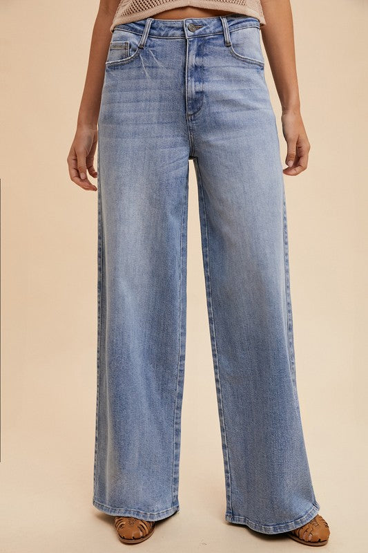 Cool Classics High Rise Wide Leg Jeans