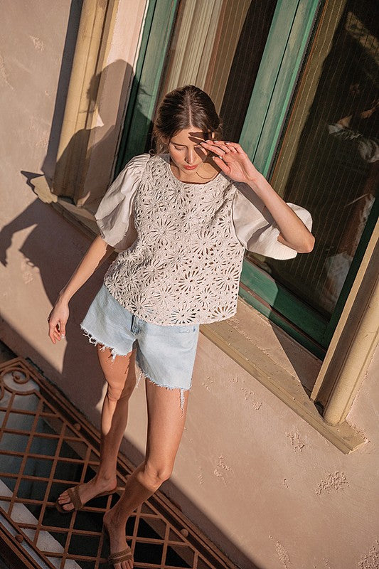 Sun Seeker (Light) Split Hem Denim Shorts